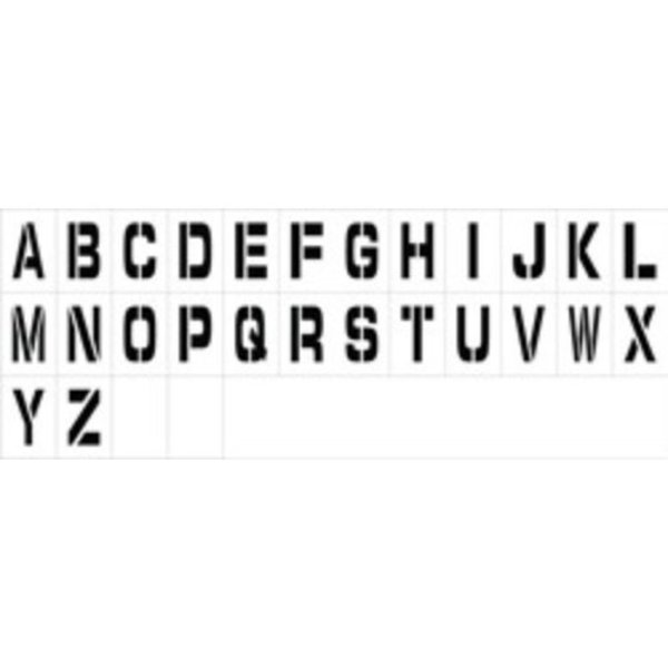 Nmc STENCIL, LETTER SET, AZ, 2 PML4